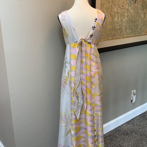 CYNTHIA ROWLEY silk maxi halter gorgeous - Picture 6 of 9